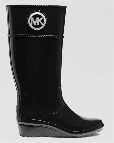 michael kors rain boots sale canada|Michael Kors wedge rain boots.